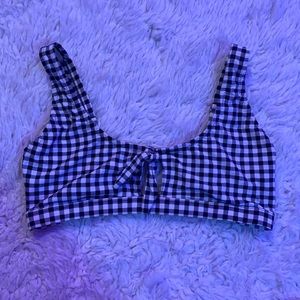 Old Navy Gingham print BikiniTop